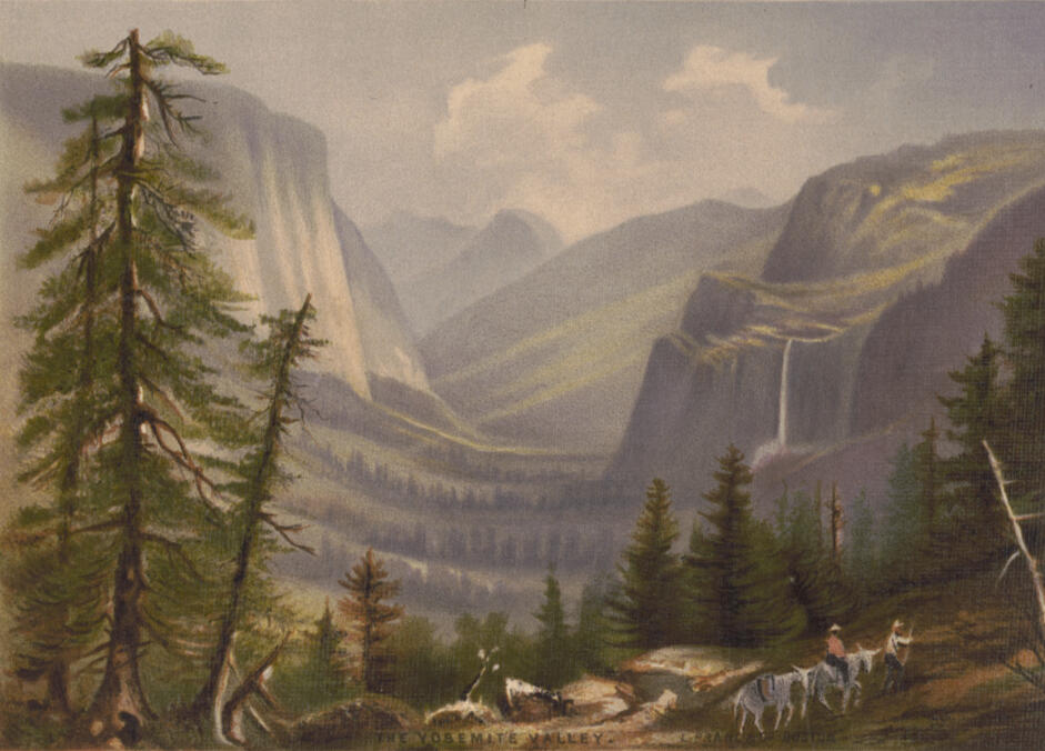 art print of Yosemite